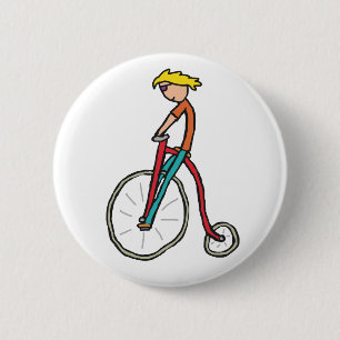 Penny Farthing Button