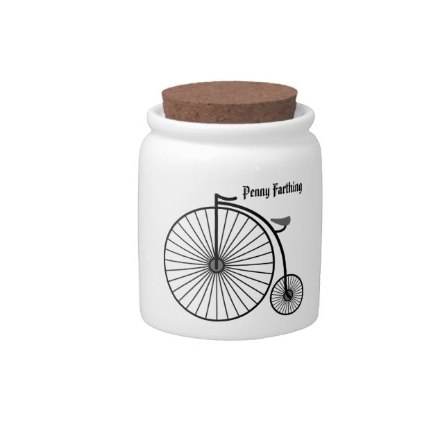 Penny Farthing Jar (Front)