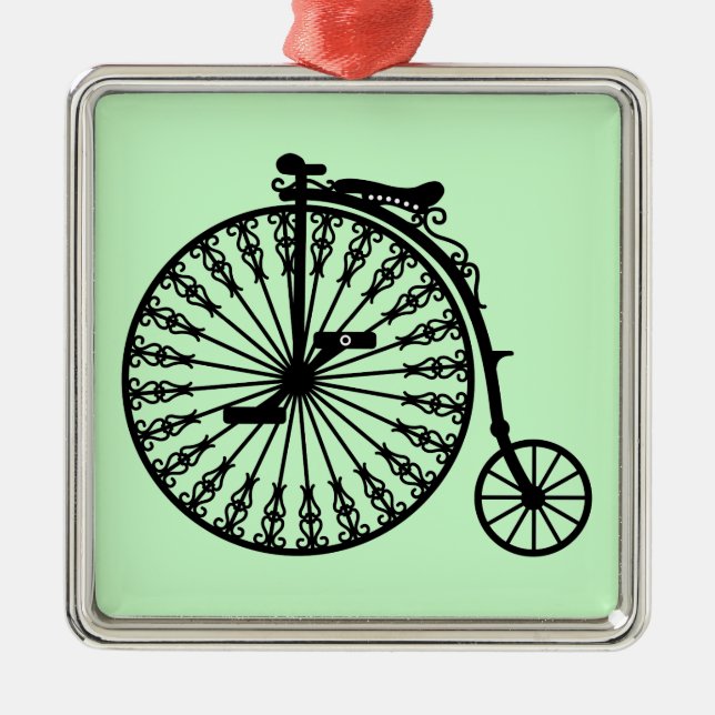Penny-farthing Metal Ornament (Front)