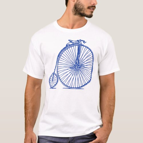 Penny Farthing _ Navy T_Shirt