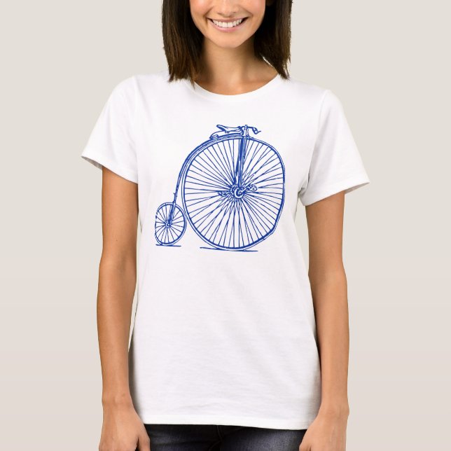Penny Farthing - Navy T-Shirt (Front)