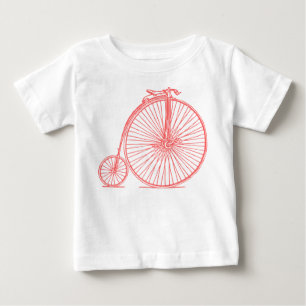 Penny Farthing - Tropical Pink Baby T-Shirt