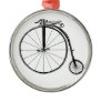 Penny Farthing Vintage Bicycle Illustration Metal Ornament