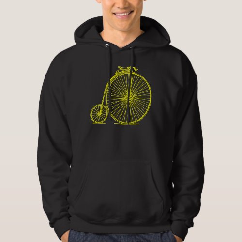 Penny Farthing _ Yellow Hoodie