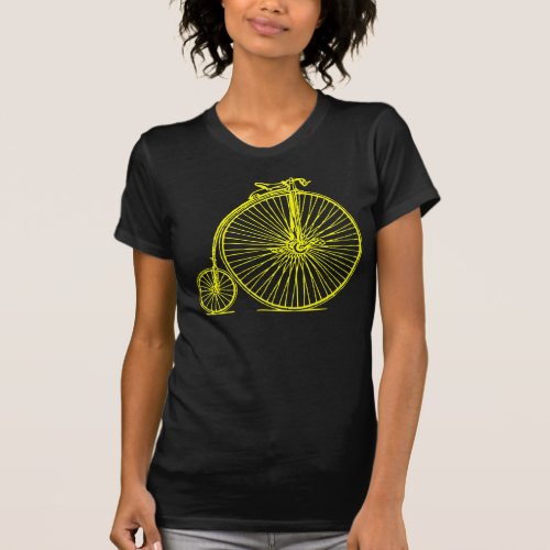 Penny Farthing _ Yellow T_Shirt