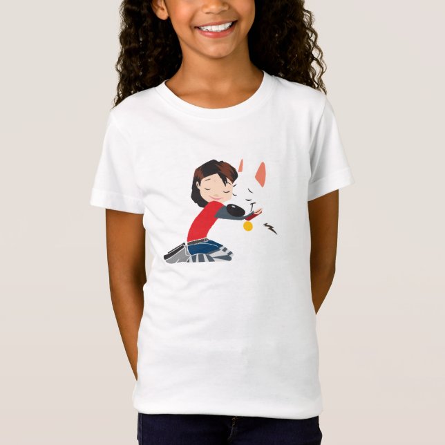 Penny Hugging BOLT Disney T-Shirt (Front)