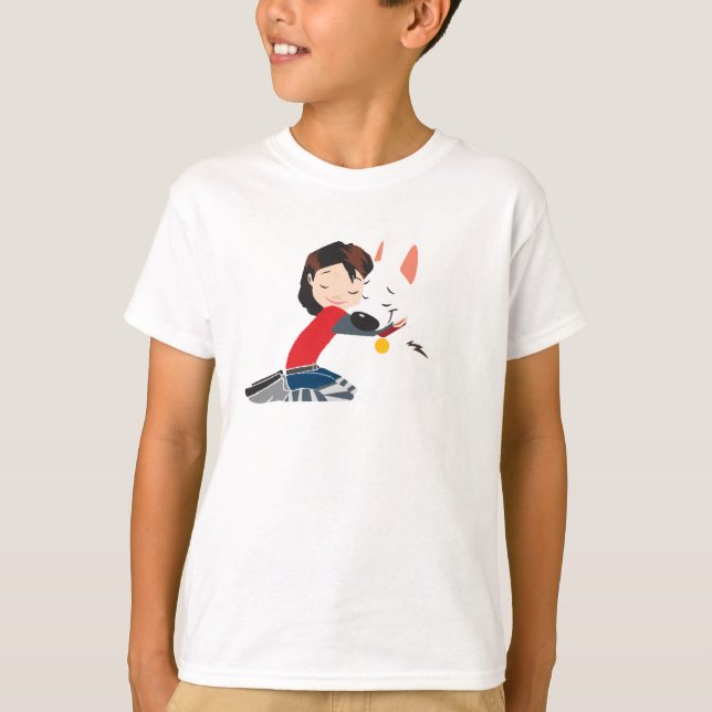 Penny Hugging BOLT Disney T-Shirt (Front)