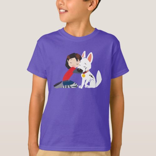 Penny Hugging BOLT Disney T_Shirt