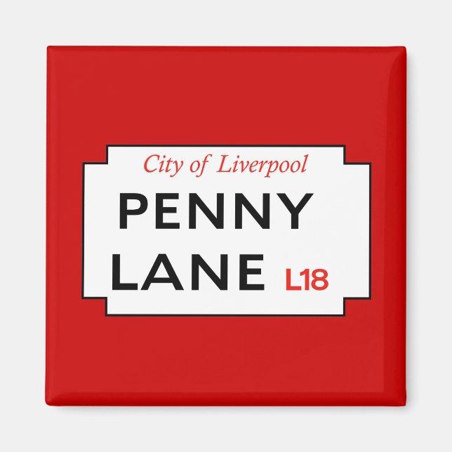 Penny Lane Magnet (Front)