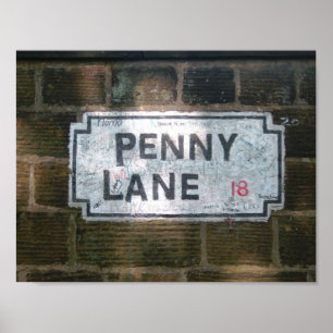 Penny Lane Street Sign