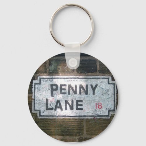 Penny Lane Street Sign Keychain