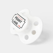 Penny Lane, Street Sign, Liverpool, UK Pacifier (Front Right)