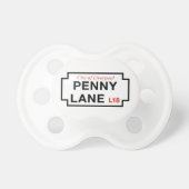 Penny Lane, Street Sign, Liverpool, UK Pacifier (Front)