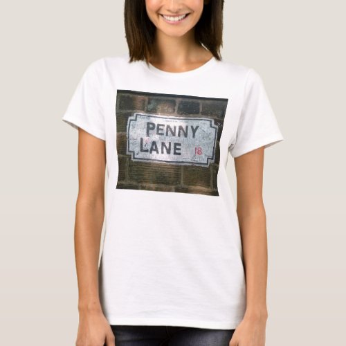 Penny Lane Street Sign T_Shirt