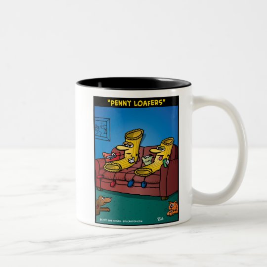 "Penny Loafers" Two-Tone Coffee Mug