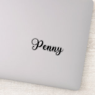 Penny Name - Handwritten Calligraphy Sticker