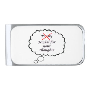 Penny/Nickel for your thoughts Money Clip