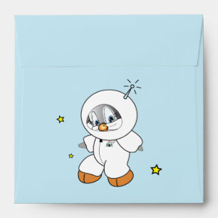 Penny Penguin Astronaut Envelope