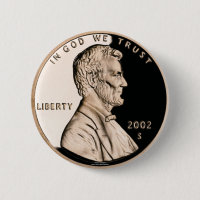 Penny Pinback Button