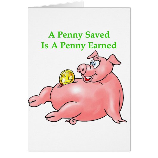 Penny Saved Cards (Front)