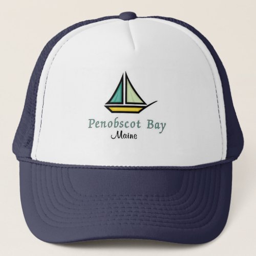 Penobscot Bay Maine Trucker Hat