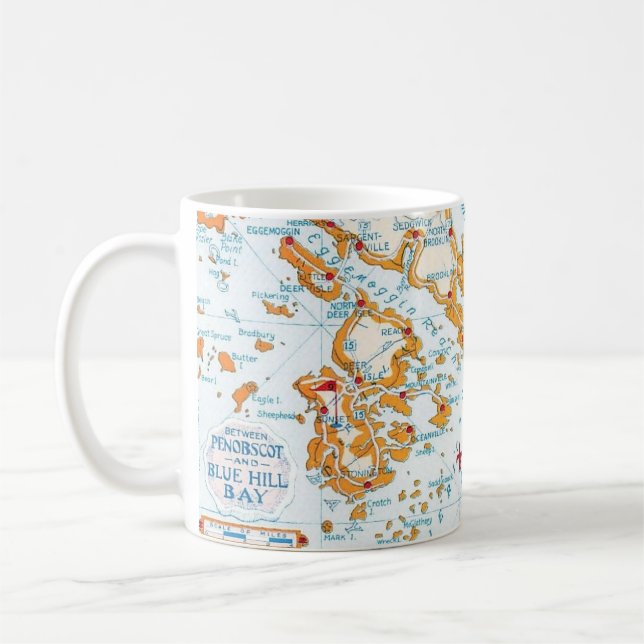 Penobscot-Blue Hill Bay Maine Mug (Left)