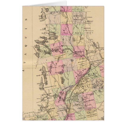 Penobscot County, Maine Cards (Front)