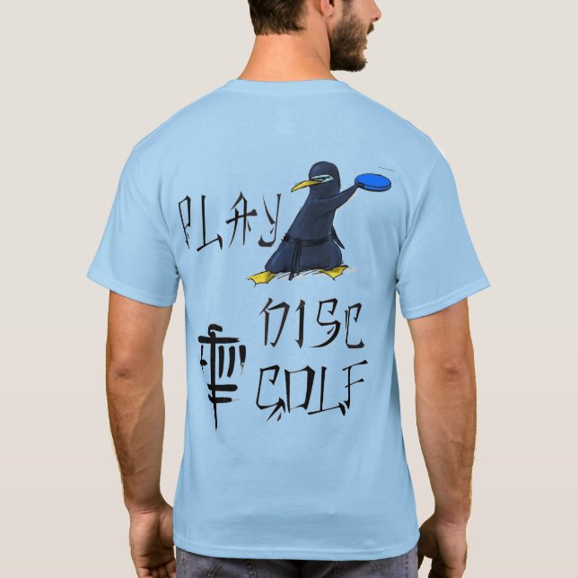 PENQUIN DISC GOLF T SHIRT (Back)