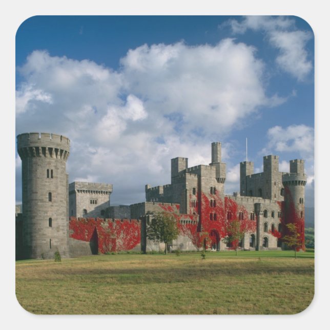 Penrhyn Castle, Gwynedd, Wales Square Sticker (Front)