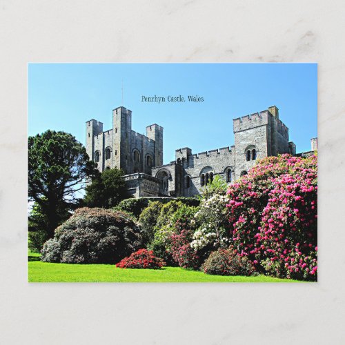 Penrhyn Castle Wales Postcard