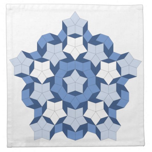 Penrose Blue Tile Napkin