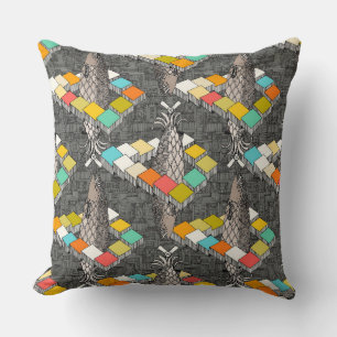 penrose salmon pop throw pillow