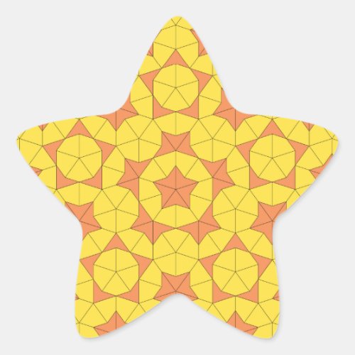 Penrose Sun Tile 1 Sticker