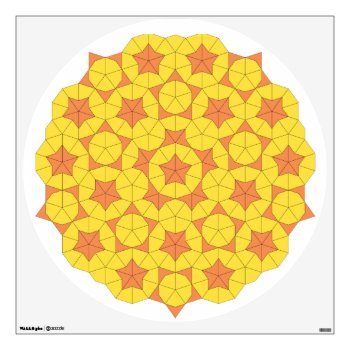 Penrose Sun Tile  Wall Decal by KenKPhoto at Zazzle