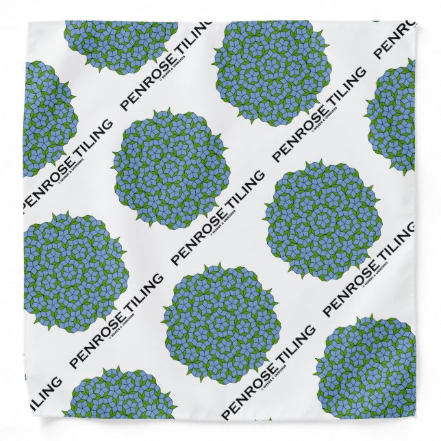 Penrose Tiling Five-Fold Symmetry Bandana (Front)