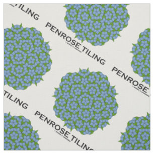 Penrose Tiling Five-Fold Symmetry Fabric