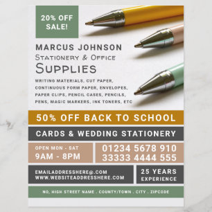 Pens, Stationery & Office Supplies, Stationer Flyer