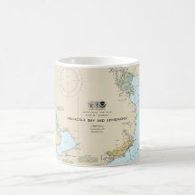 Pensacola Bay and Approaches Nautical Chart 11382