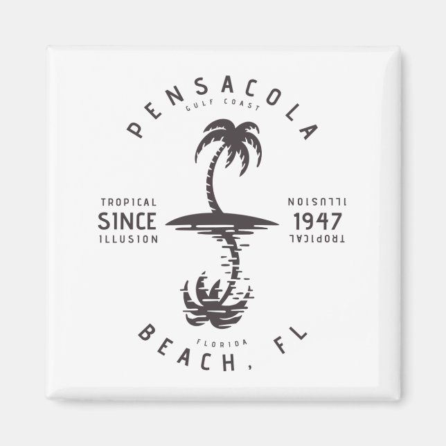 Pensacola Beach FL Magnet (Front)