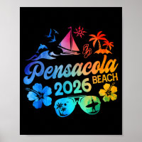 Pensacola Beach Florida 2026 Vacation Tie Dye Summ