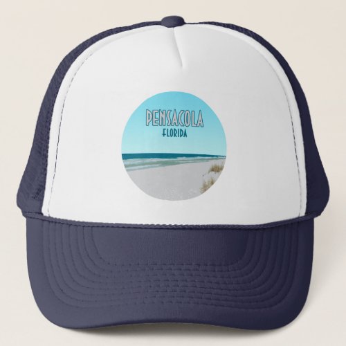 Pensacola Beach Panhandle Florida Trucker Hat