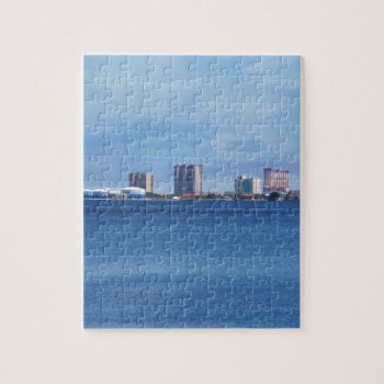 Pensacola Beach Skyline Jigsaw Puzzle by Mechala at Zazzle