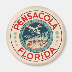 Pensacola FL Vintage Magnet