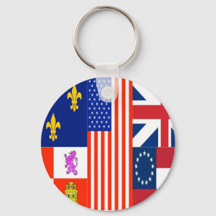 Pensacola Flag Keychain