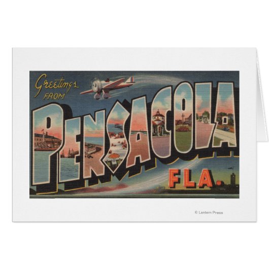 Pensacola, Florida (Airplanes) Cards (Front Horizontal)