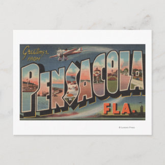 Pensacola, Florida (Airplanes) Postcard