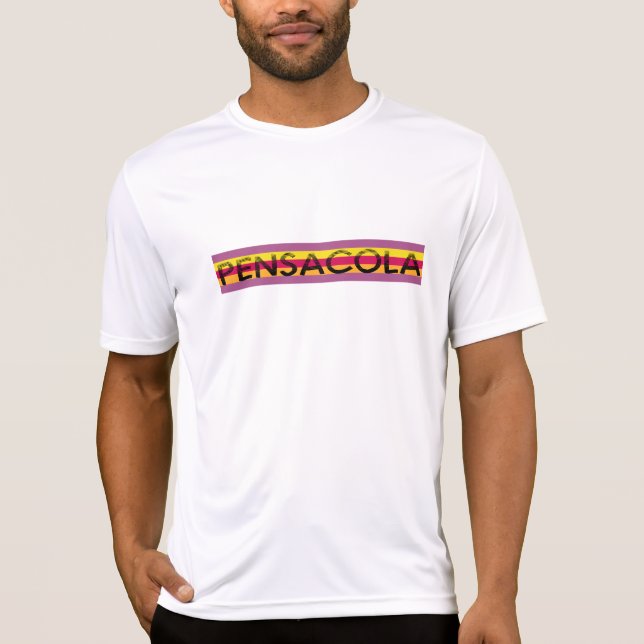 Pensacola Florida Beach Athletic Shirt (Front)