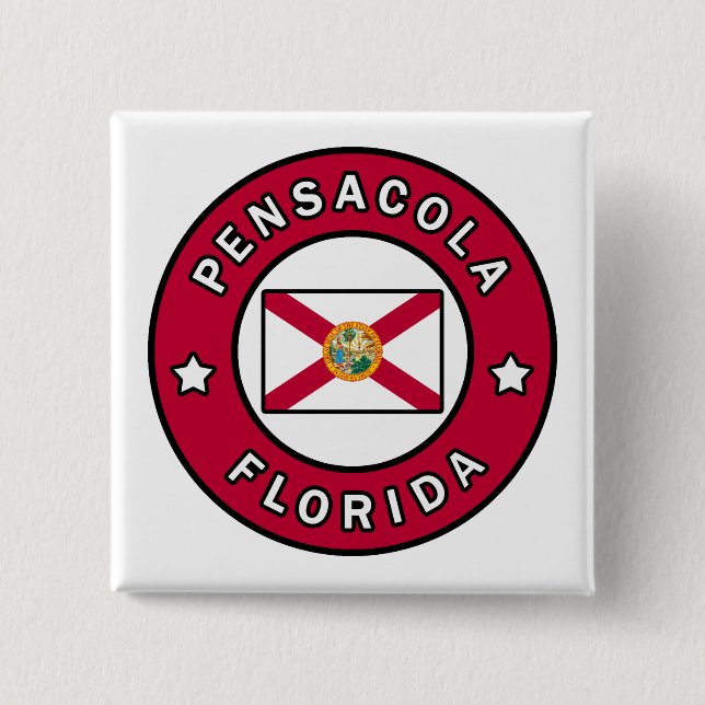 Pensacola Florida Button (Front)