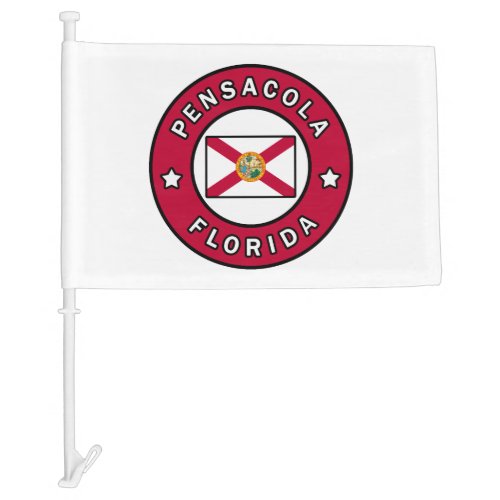 Pensacola Florida Car Flag