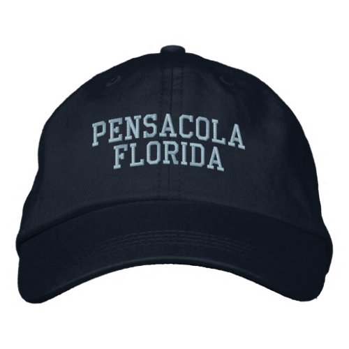Pensacola Florida Embroidered Baseball Hat